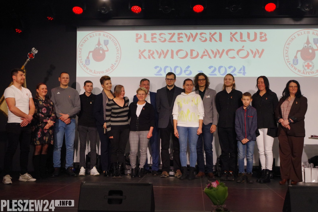 Gala Pleszewskiego Klubu Krwiodawców