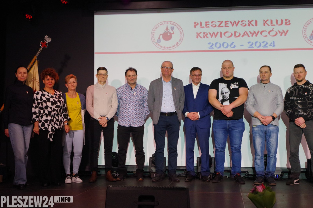 Gala Pleszewskiego Klubu Krwiodawców