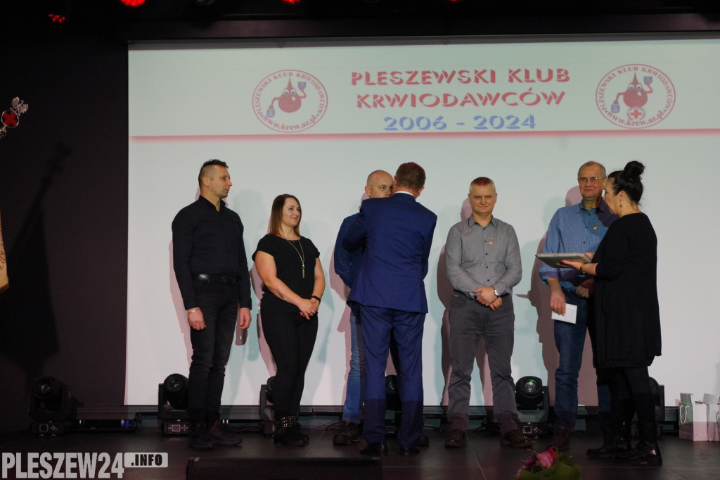 Gala Pleszewskiego Klubu Krwiodawców