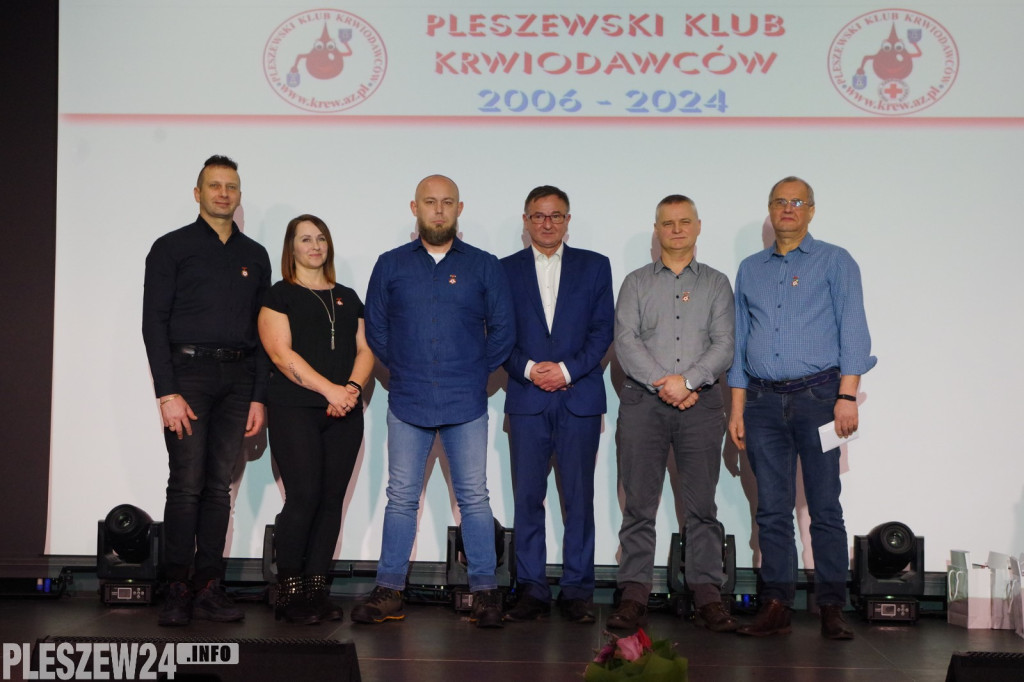 Gala Pleszewskiego Klubu Krwiodawców