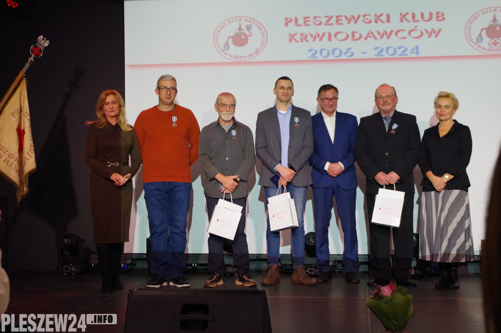 Gala Pleszewskiego Klubu Krwiodawców