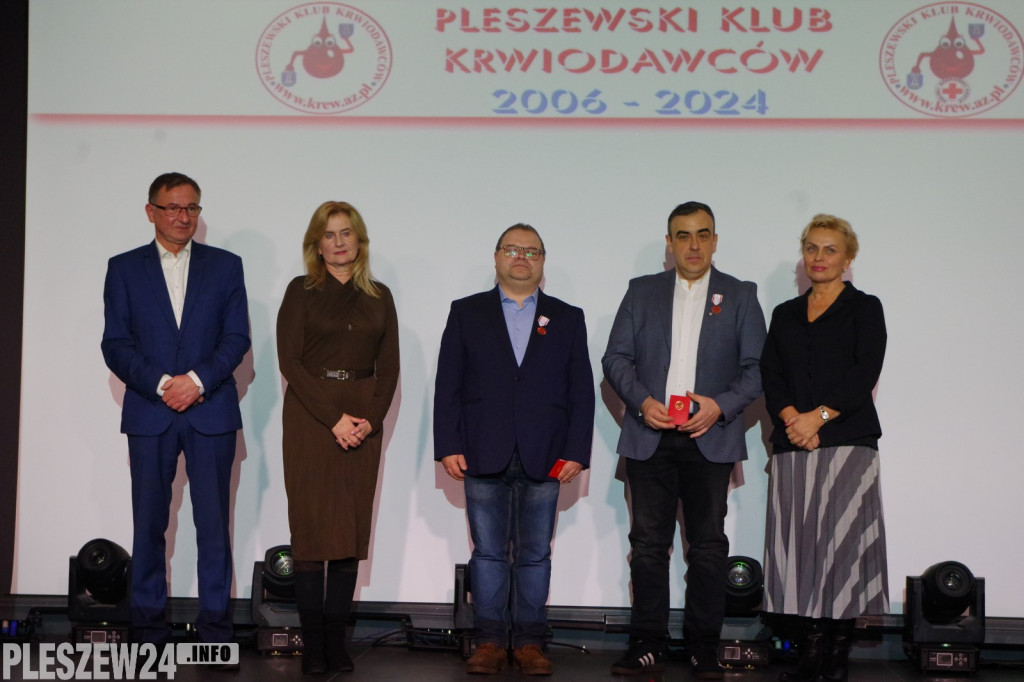 Gala Pleszewskiego Klubu Krwiodawców