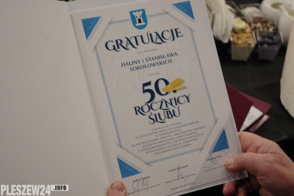 Złote gody w gminie Pleszew - 21 stycznia