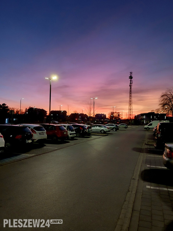 Niezwykłe niebo nad powiatem pleszewskim