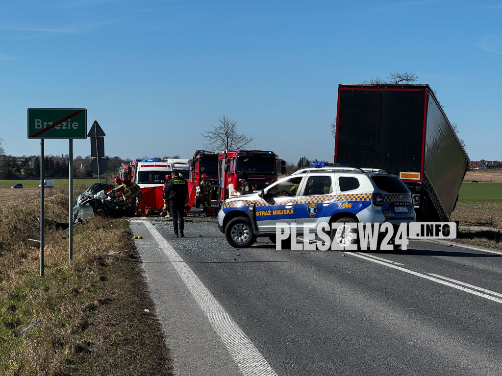 Śmiertelny wypadek pod Pleszewem