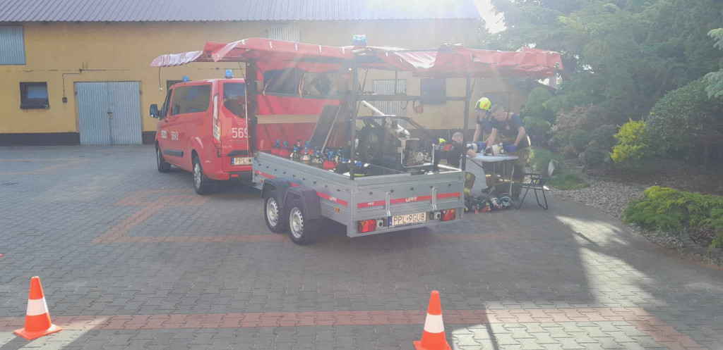 Pożar w Jedlcu