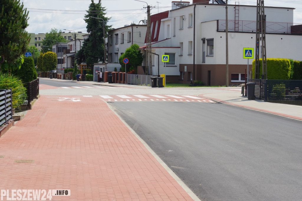 Ulica Zygmunta Starego w Pleszewie po remoncie