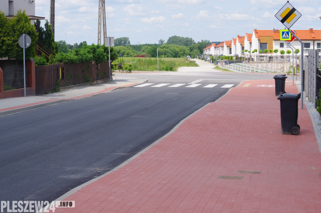 Ulica Zygmunta Starego w Pleszewie po remoncie