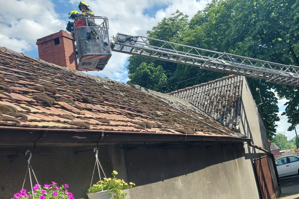 Popołudniowy pożar w Dobrzycy