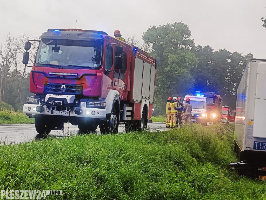 Wypadek na drodze krajowej nr 12