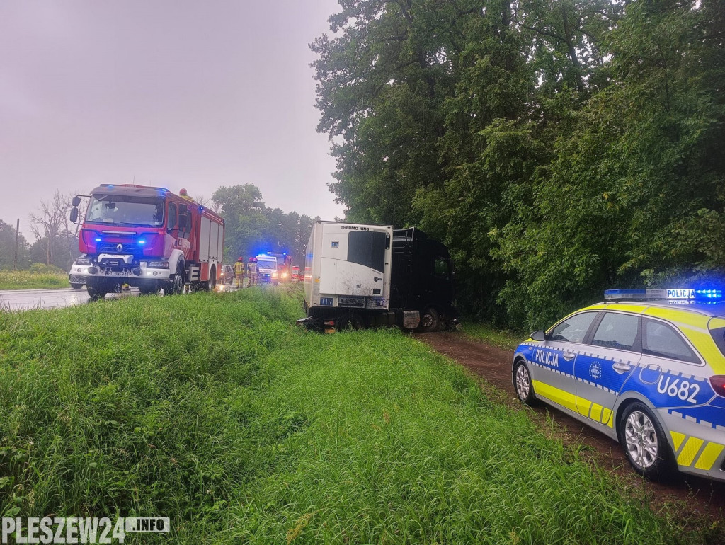 Wypadek na drodze krajowej nr 12