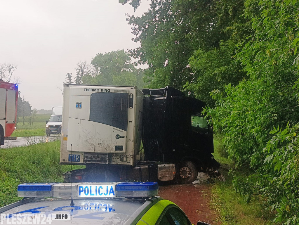 Wypadek na drodze krajowej nr 12