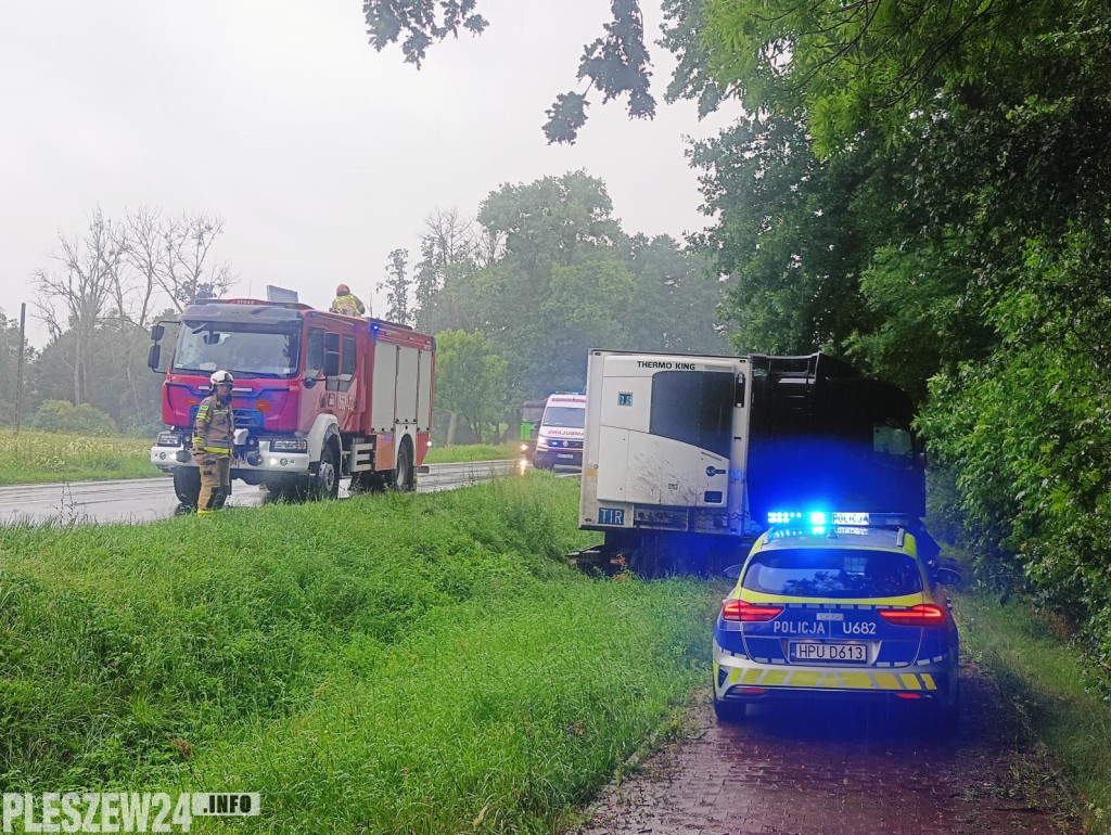 Wypadek na drodze krajowej nr 12