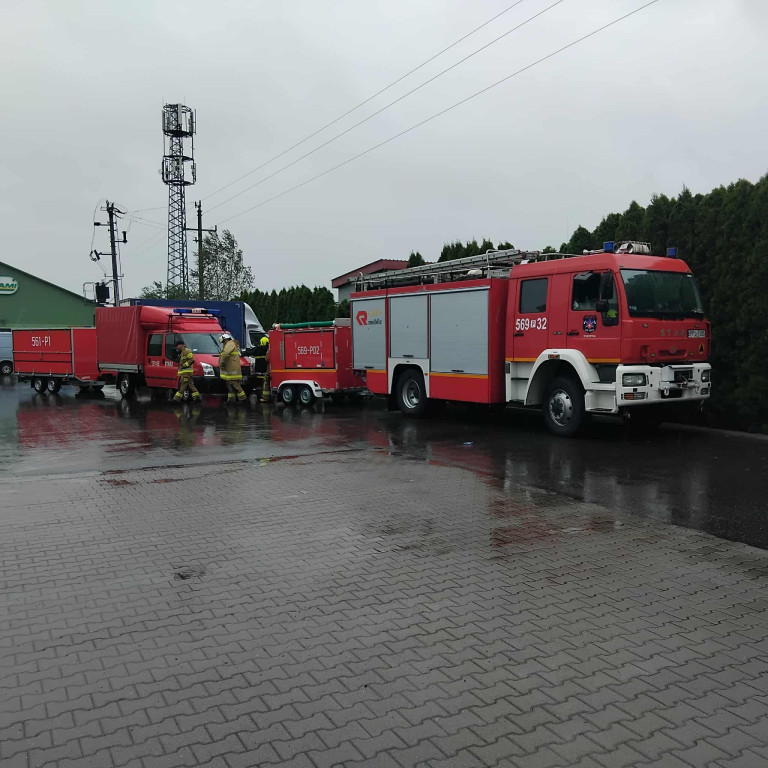 Akcja strażaków w Kościelnej Wsi