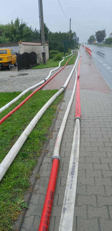 Akcja strażaków w Kościelnej Wsi
