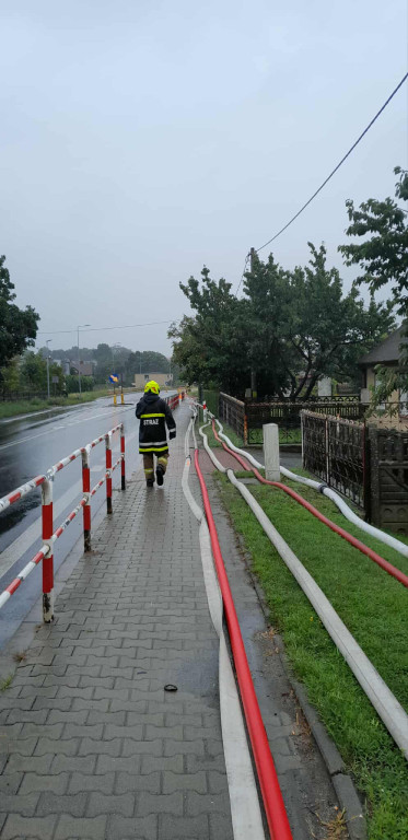Akcja strażaków w Kościelnej Wsi