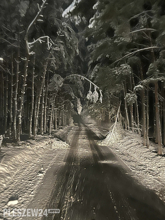 Ciężka noc. Dziesiątki zdarzeń w powiecie