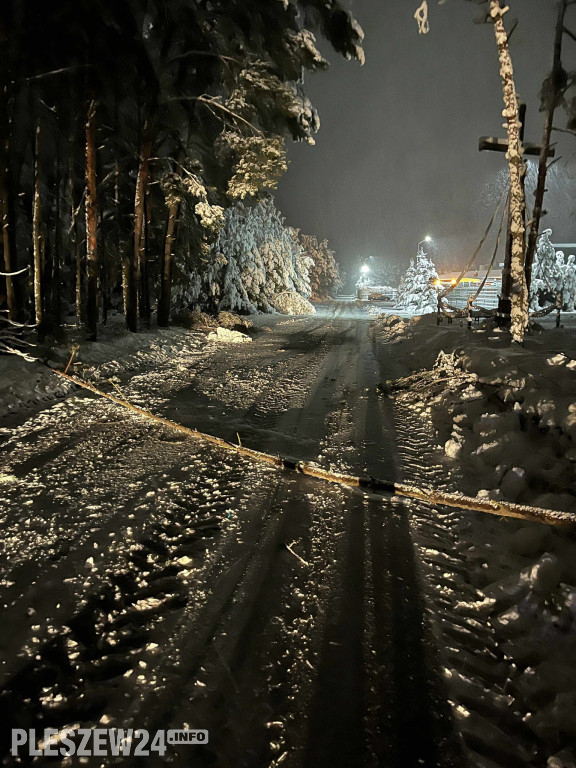 Ciężka noc. Dziesiątki zdarzeń w powiecie