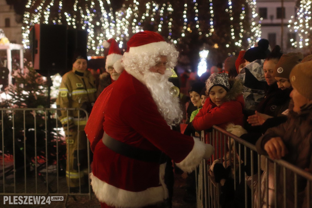 Jarmark, Mikołaj i choinka w Pleszewie