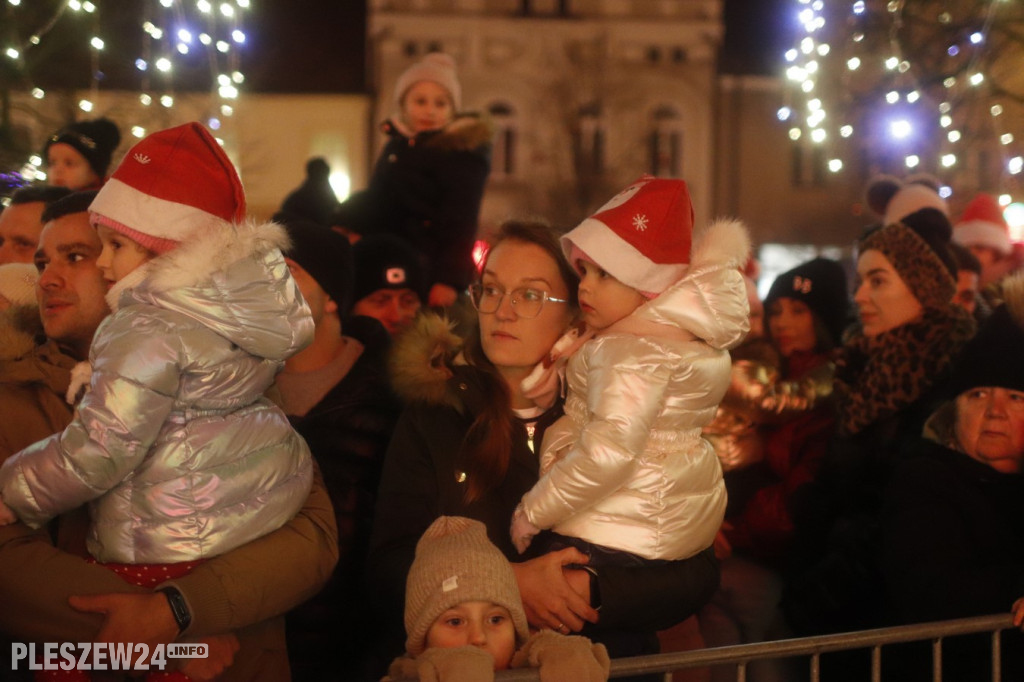 Jarmark, Mikołaj i choinka w Pleszewie