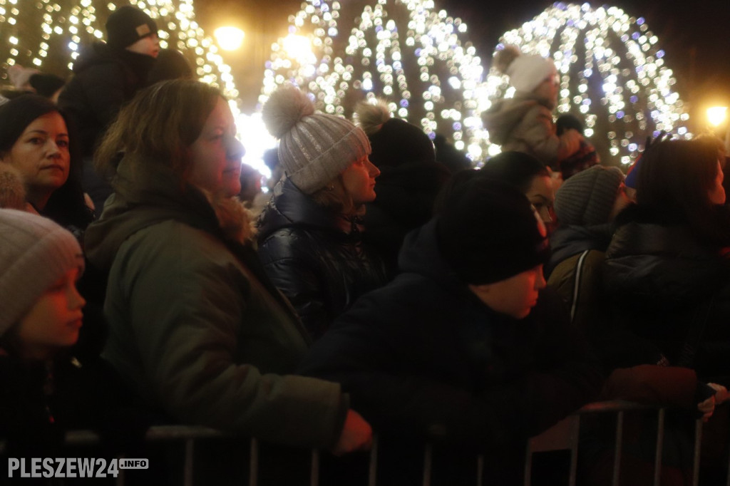 Jarmark, Mikołaj i choinka w Pleszewie