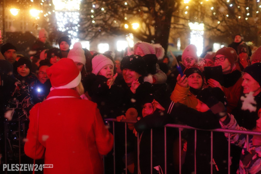 Jarmark, Mikołaj i choinka w Pleszewie