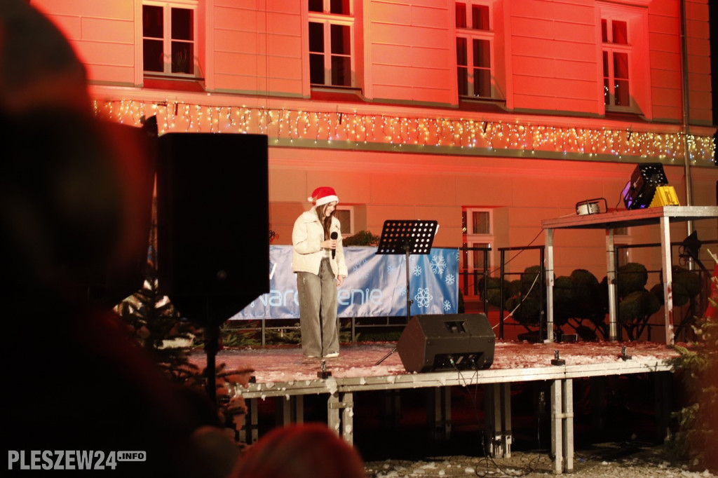 Jarmark, Mikołaj i choinka w Pleszewie