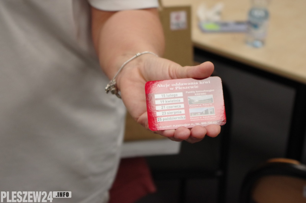 103 zbiórka krwi w Pleszewie