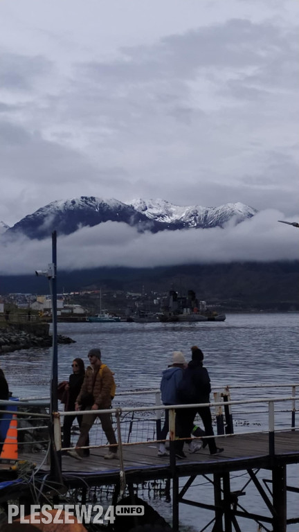 Pleszewianin płynie na Antarktydę