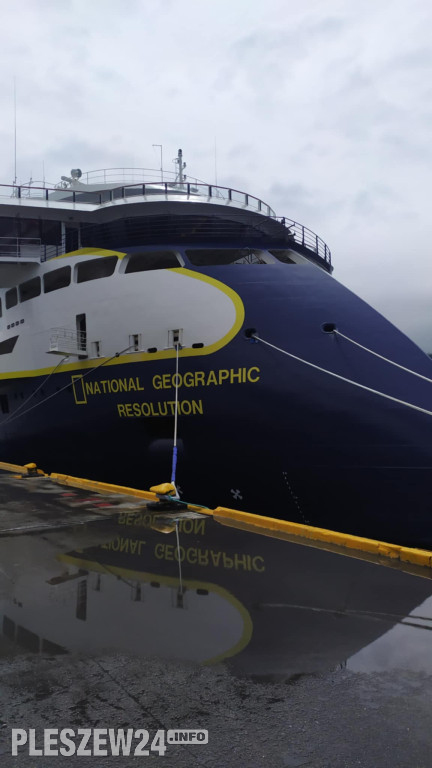Pleszewianin płynie na Antarktydę