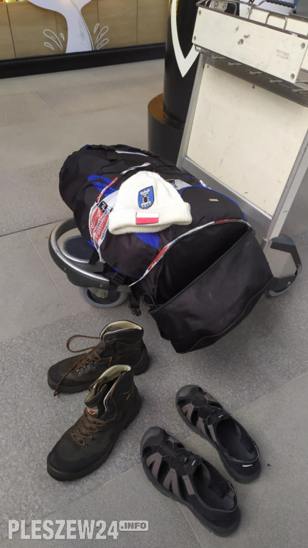 Pleszewianin płynie na Antarktydę