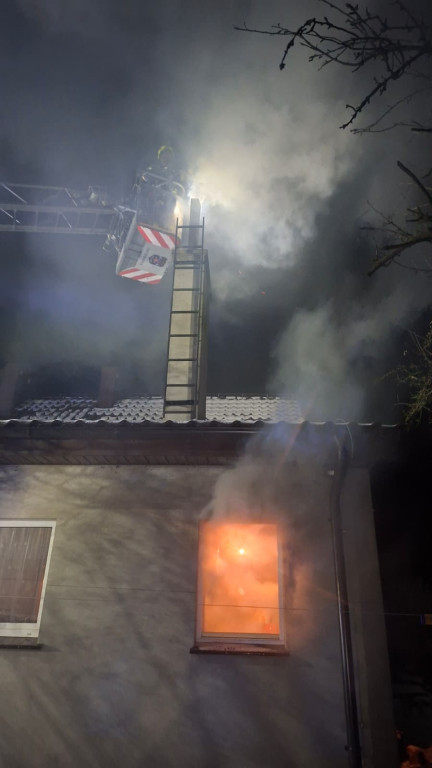 Pożar w Polskich Olędrach