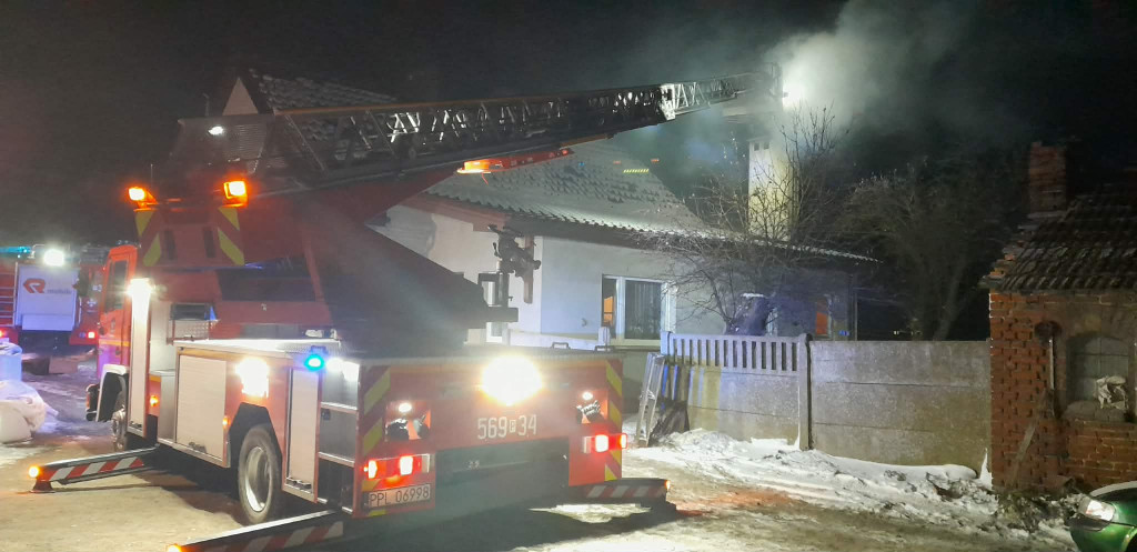 Pożar w Polskich Olędrach