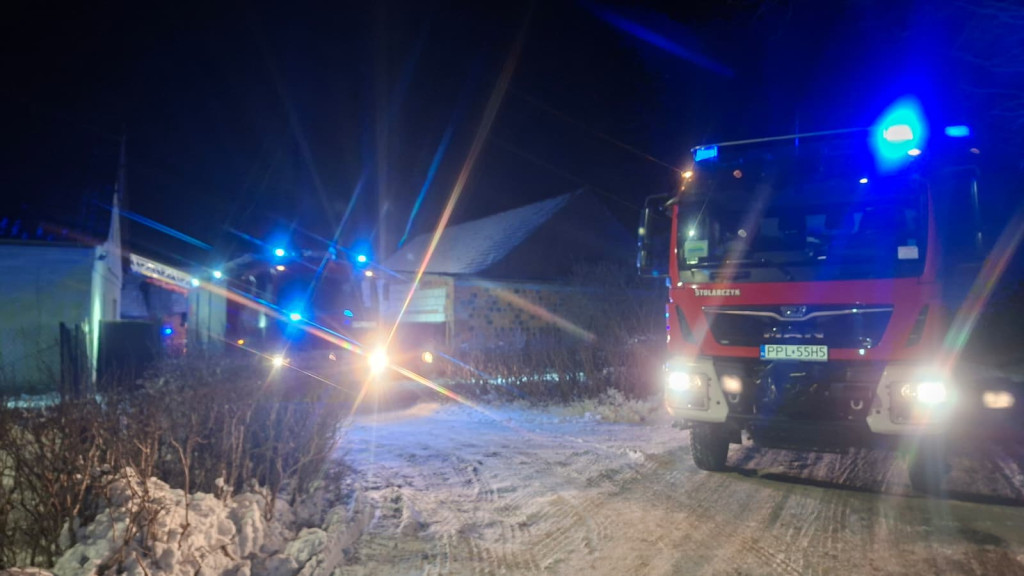 Pożar w Polskich Olędrach