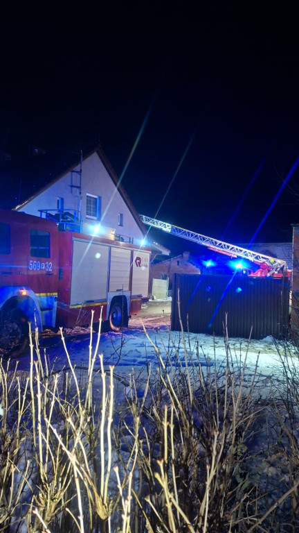 Pożar w Polskich Olędrach