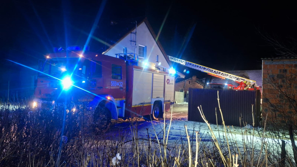 Pożar w Polskich Olędrach