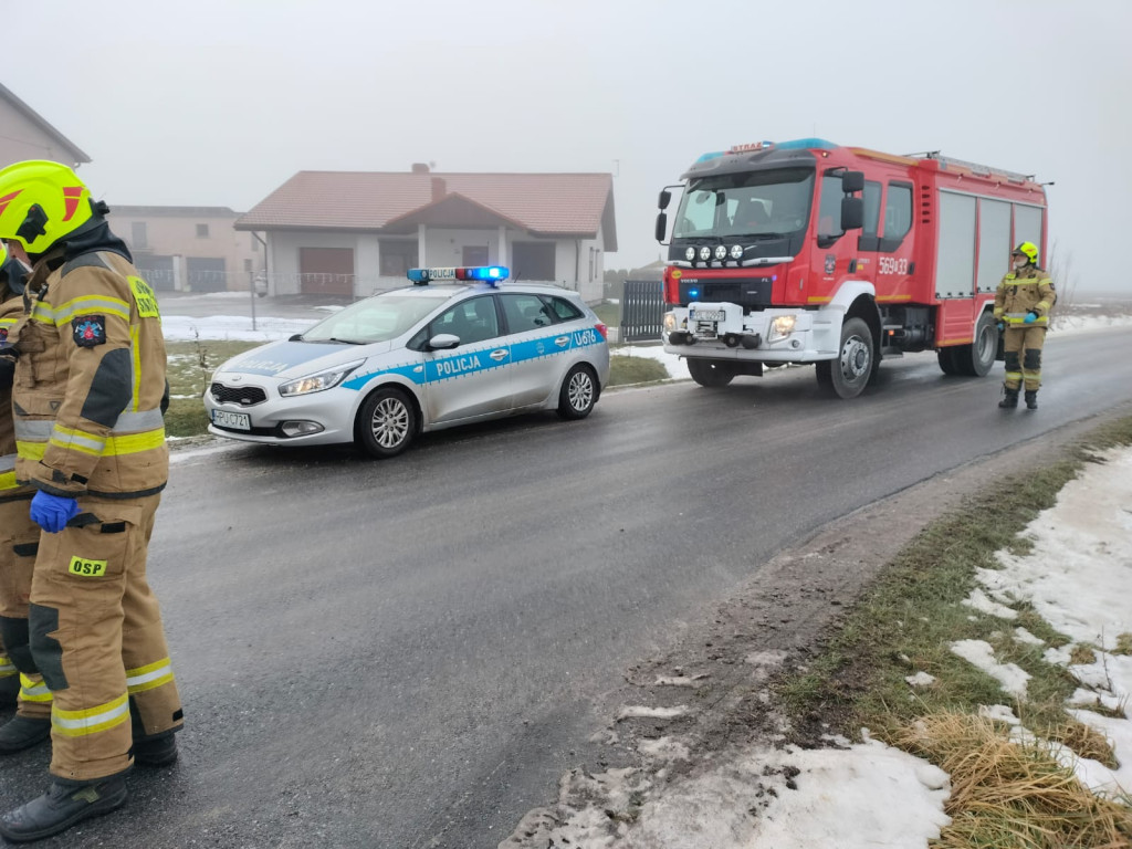 Poranna kolizja w Sośniczce