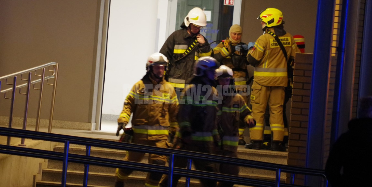 Pożar w pleszewskim szpitalu