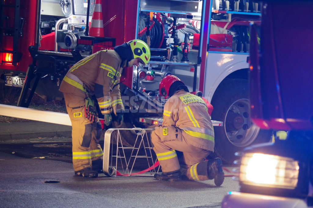 Pożar w pleszewskim szpitalu