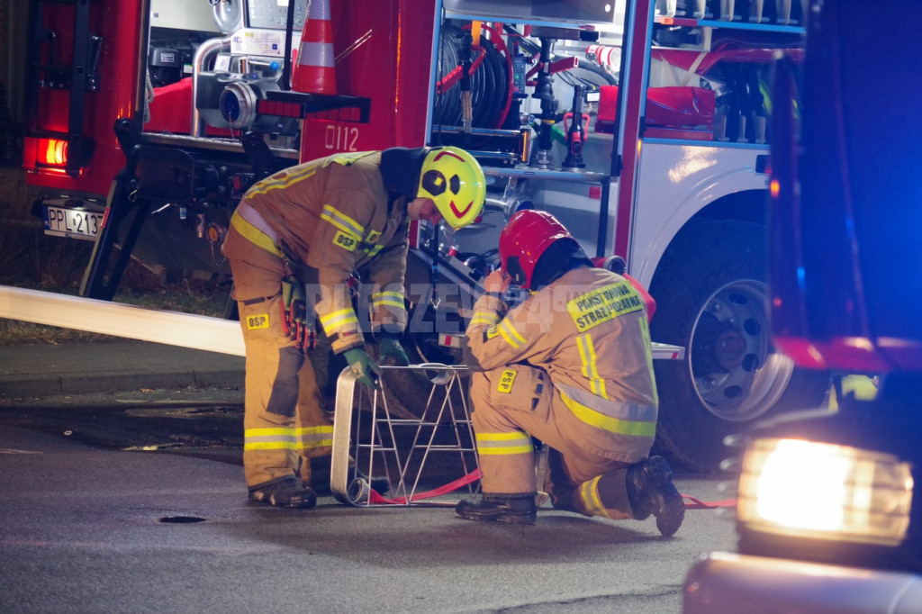 Pożar w pleszewskim szpitalu
