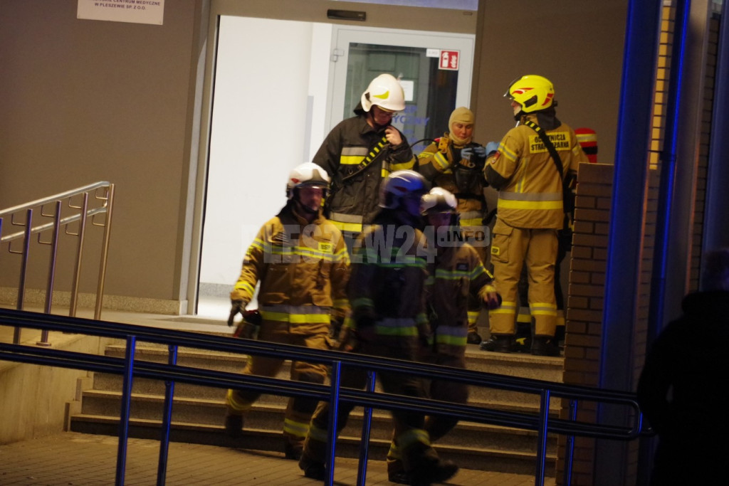 Pożar w pleszewskim szpitalu
