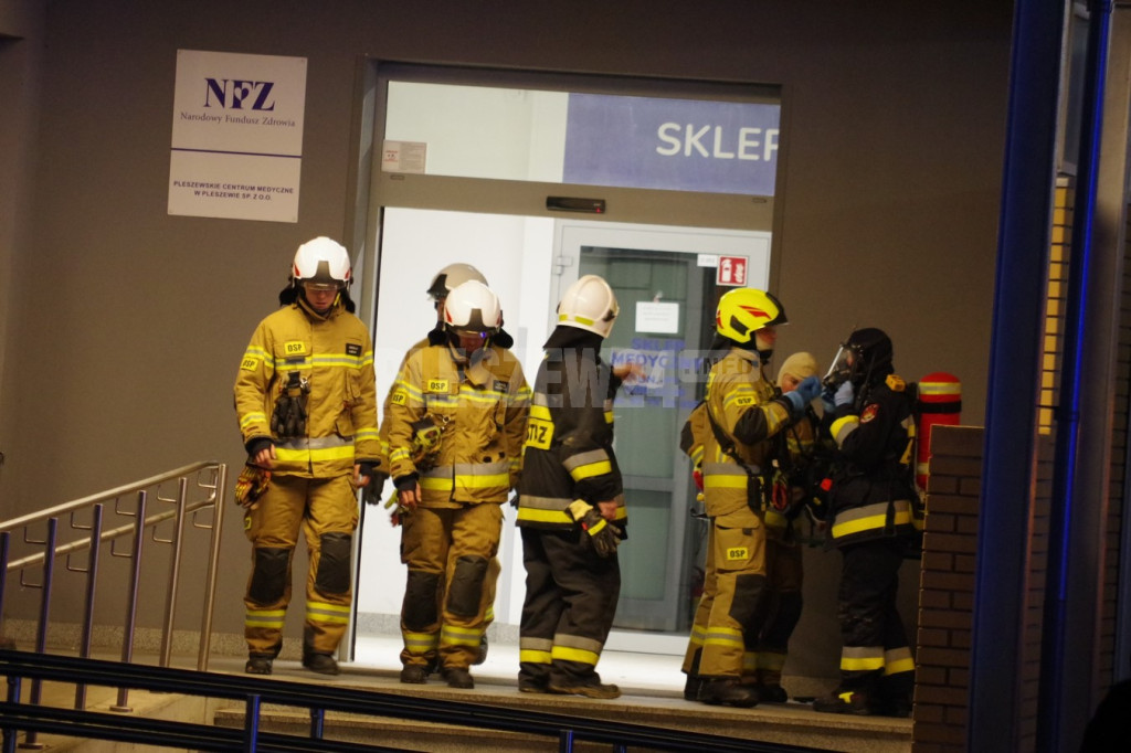 Pożar w pleszewskim szpitalu