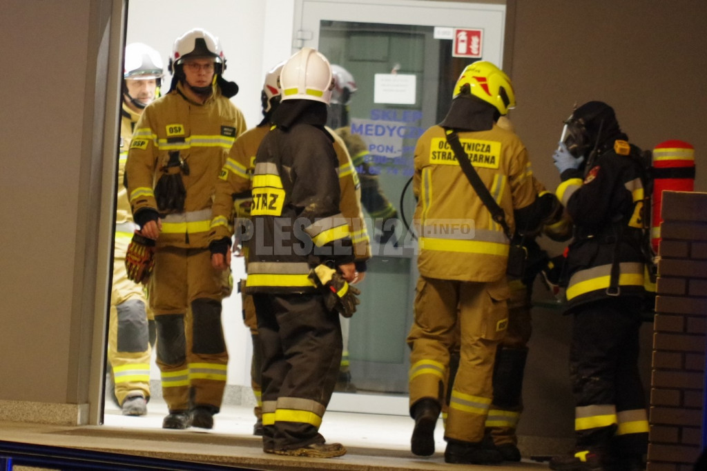 Pożar w pleszewskim szpitalu