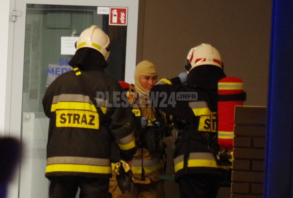 Pożar w pleszewskim szpitalu
