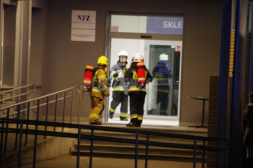 Pożar w pleszewskim szpitalu