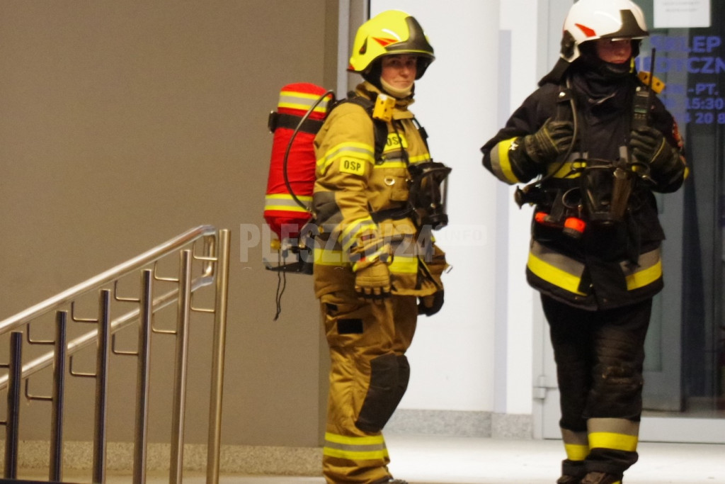 Pożar w pleszewskim szpitalu