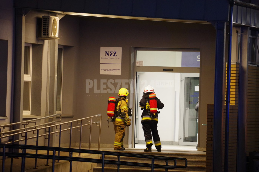 Pożar w pleszewskim szpitalu