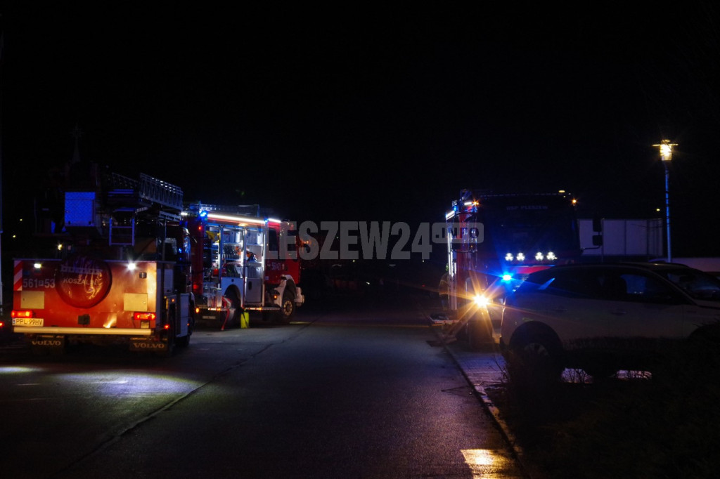 Pożar w pleszewskim szpitalu