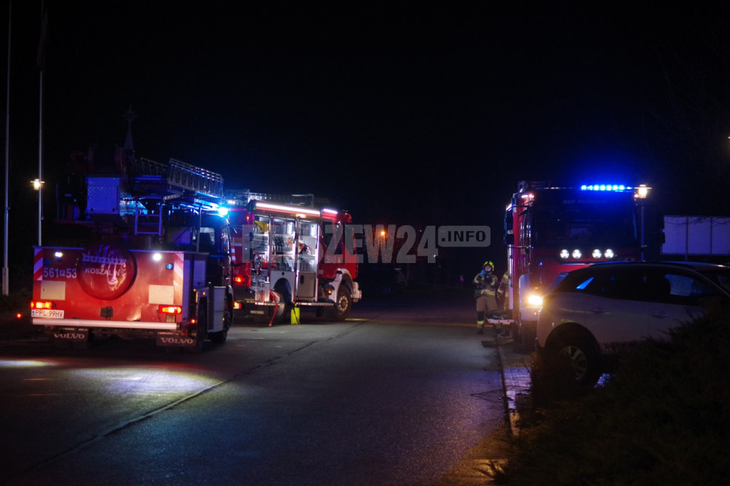 Pożar w pleszewskim szpitalu