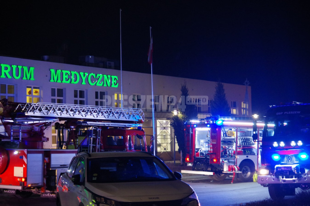Pożar w pleszewskim szpitalu